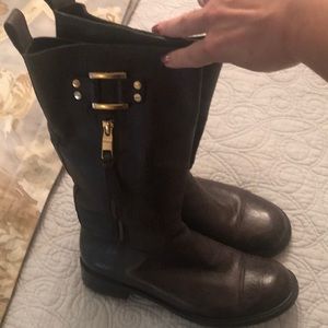 Tory Burch 3/4 high riding boot.